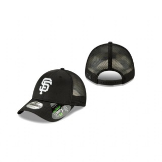 San Francisco Giants Black Repreve Trucker 9FORTY Adjustable Hat