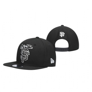 San Francisco Giants Black Scribble 9FIFTY Adjustable Hat