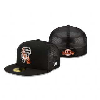 San Francisco Giants Black State Fill Meshback 67FIFTY Hat