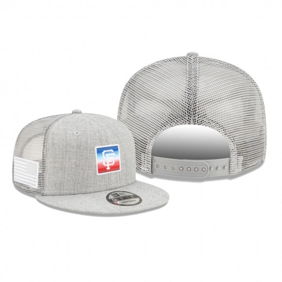San Francisco Giants Gray USA Pop 9FIFTY Snapback Hat
