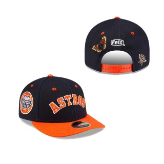 Houston Astros X Felt Low Profile 9FIFTY Snapback Hat