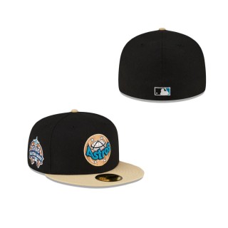 Houston Astros Just Caps Black Crown 59FIFTY Fitted Cap