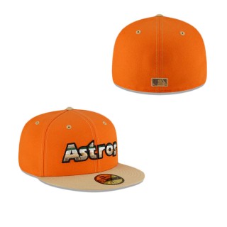Houston Astros Just Caps Orange Popsicle Fitted Hat