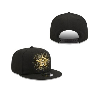 Houston Astros Metallic Logo Snapback Hat