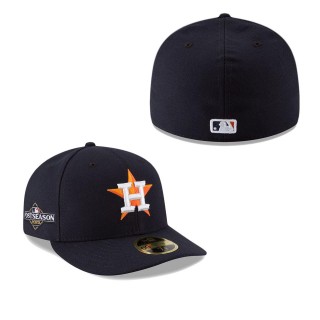 Houston Astros Navy 2023 Postseason Low Profile 59FIFTY Fitted Cap