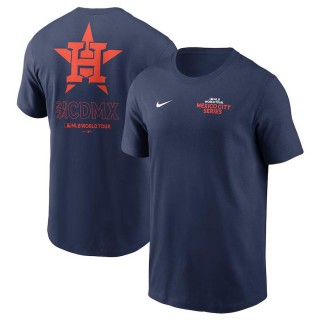 Houston Astros Navy 2024 MLB World Tour Mexico City Series T-Shirt