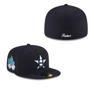 Houston Astros Navy FEATURE x MLB Fitted Hat