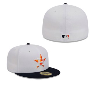 Houston Astros White Optic 59FIFTY Fitted Hat
