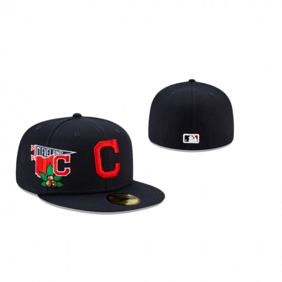 Indians City Patch Navy 59Fifty Fitted Cap