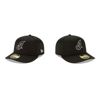Indians Clubhouse Black Team Low Profile 59FIFTY Fitted Hat