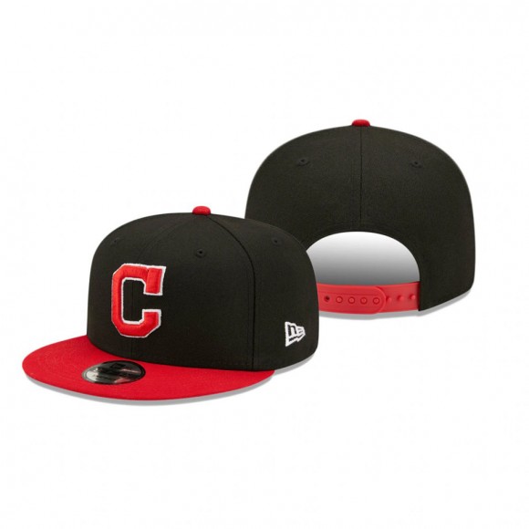Cleveland Indians Black Scarlet Color Pack 2-Tone 9FIFTY Hat