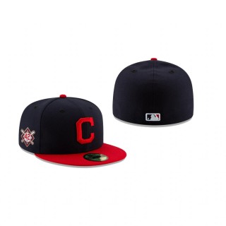 Indians Navy Jackie Robinson Day 59FIFTY Fitted Hat