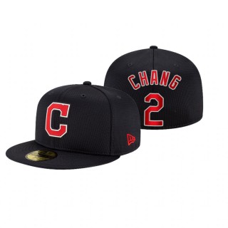Indians Yu Chang Navy 2021 Clubhouse Hat