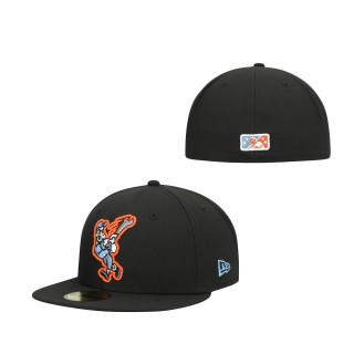 Men's Inland Empire 66ers Black Authentic Collection Team 59FIFTY Fitted Hat