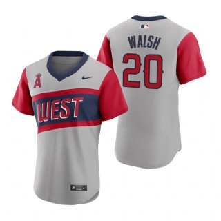 Angels Jared Walsh Nike Gray 2021 Little League Classic Jersey