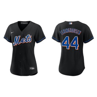Jason Isringhausen Women's New York Mets Black Alternate Replica Jersey