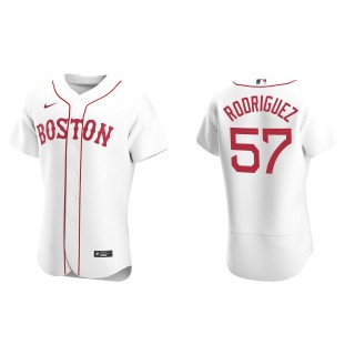 Joely Rodriguez Men's Boston Red Sox Nike White Alternate Authentic Jersey