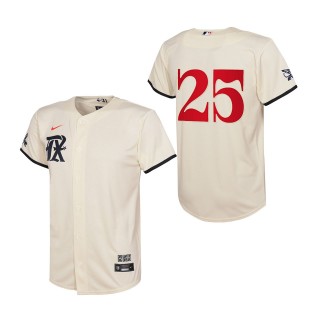 Jose Leclerc Youth Rangers Cream City Connect Replica Jersey