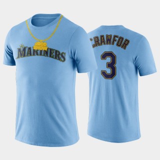 Seattle Mariners JROD Squad Limited Edition #3 J.P. Crawford Blue T-Shirt