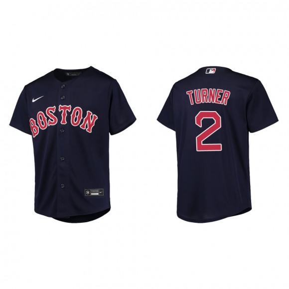 Justin Turner Youth Boston Red Sox Navy Replica Jersey