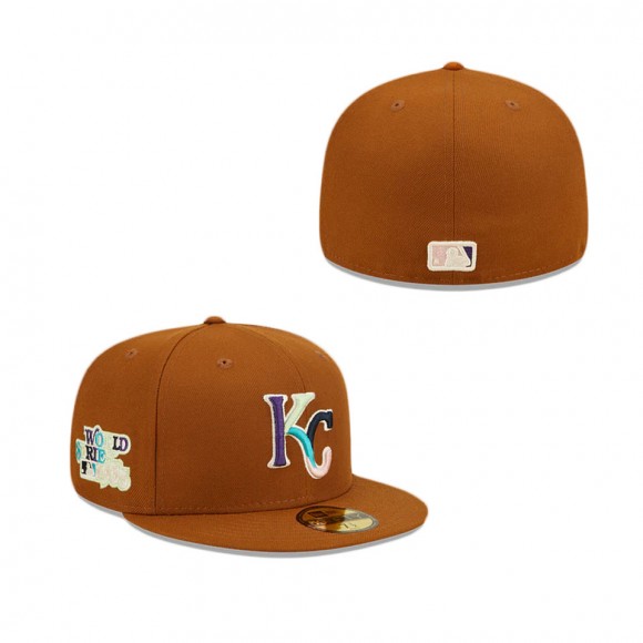 Kansas City Royals Vintage Floral 59FIFTY Fitted Hat