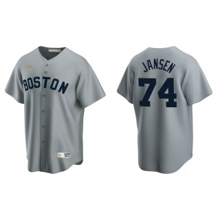 Kenley Jansen Men's Boston Red Sox Nike Gray Road Cooperstown Collection Jersey