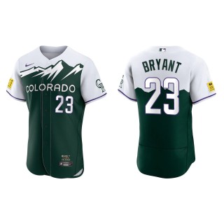 Kris Bryant Colorado Rockies Green 2022 City Connect Authentic Jersey