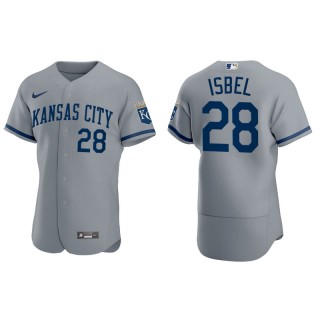 Kyle Isbel Kansas City Royals Gray 2022 Authentic Jersey