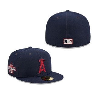 Los Angeles Angels Cooperstown Collection 2010 All-Stars Game Patch 59FIFTY Fitted Hat Navy