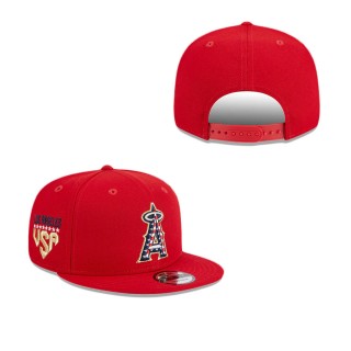 Los Angeles Angels Independence Day 9FIFTY Snapback Hat