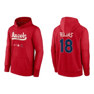 Jose Rojas Men's Los Angeles Angels Nike Red 2022 City Connect Authentic Collection Therma Performance Pullover Hoodie