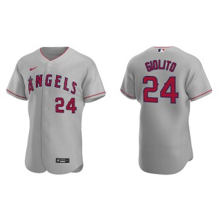 Los Angeles Angels Lucas Giolito Gray Authentic Road Jersey