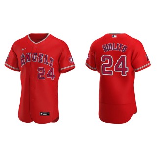 Los Angeles Angels Lucas Giolito Red Authentic Jersey