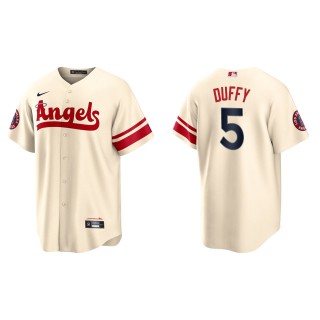 Matt Duffy Men's Los Angeles Angels Nike Cream 2022 City Connect Replica Player Jersey