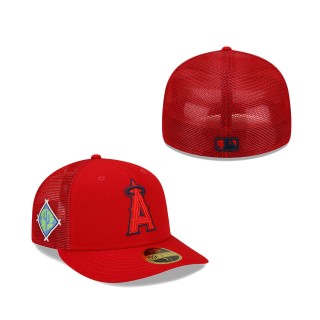 Los Angeles Angels 2022 Spring Training Low Profile 59FIFTY Fitted Hat Red