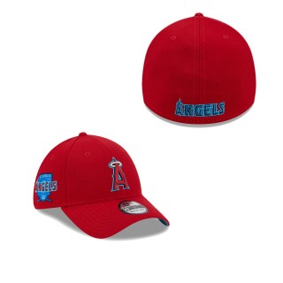 Los Angeles Angels Red 2023 MLB Father's Day 39THIRTY Flex Hat