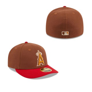 Los Angeles Angels Tiramisu Low Profile Fitted Hat