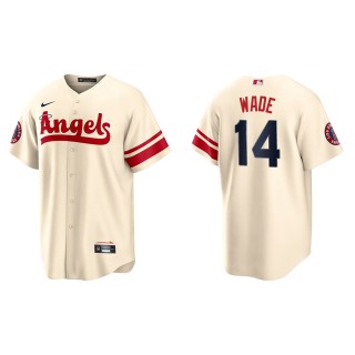 Tyler Wade Men's Los Angeles Angels Nike Cream 2022 City Connect Replica Player Jersey