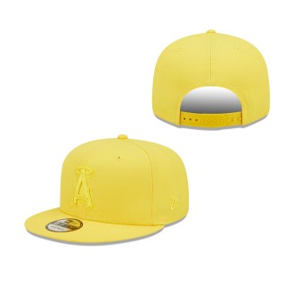 Men's Los Angeles Angels Yellow Spring Color Pack 9FIFTY Snapback Hat