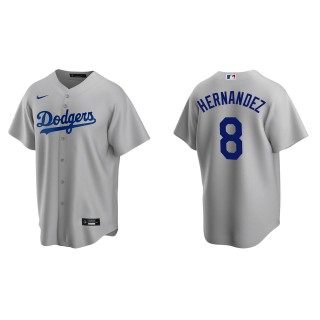 Los Angeles Dodgers Enrique Hernandez Gray Replica Alternate Jersey