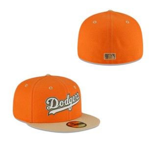 Los Angeles Dodgers Just Caps Orange Popsicle Fitted Hat