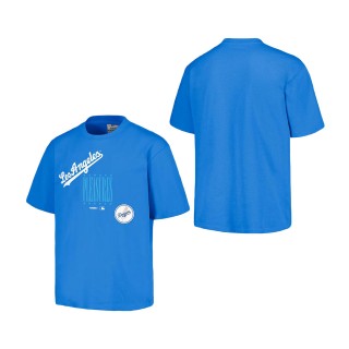 Los Angeles Dodgers PLEASURES Royal Repurpose T-Shirt
