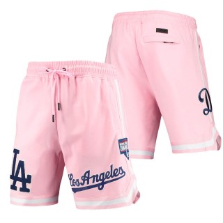 Los Angeles Dodgers Pro Standard Pink Logo Club Shorts