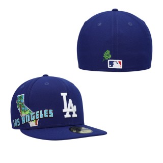 Men's Los Angeles Dodgers Royal Stateview 59FIFTY Fitted Hat