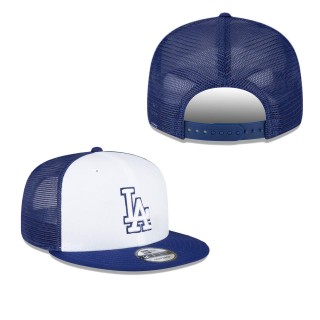 Los Angeles Dodgers Royal White 2023 On-Field Batting Practice 9FIFTY Snapback Hat