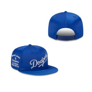 Los Angeles Dodgers Satin Script Snapback Hat