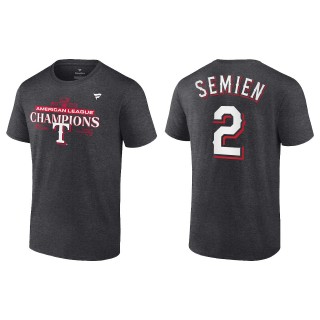 Marcus Semien Texas Rangers Charcoal 2023 American League Champions T-Shirt