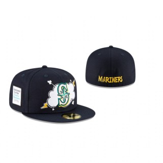 Mariners Cloud Navy 59Fifty Fitted Cap