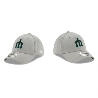 Mariners Clubhouse Gray 39THIRTY Flex Hat