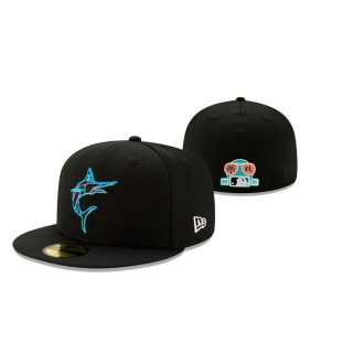 Marlins Black 2021 Spring Training 59FIFTY Fitted Hat